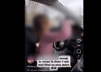 Iresponsabilitate strigătoare la cer: Un tată și-a urcat fiica de 7 ani la volan, lăsând-o să conducă singură