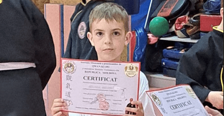 O șansă pentru un copil talentat: Un băiat de 8 ani va participa la Campionatul European de Qwan Ki Do datorită sprijinului oferit de Ilan Șor