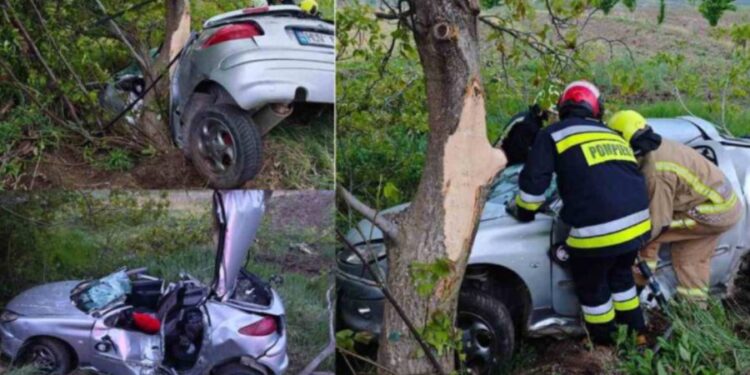 Accident groaznic la Hîncești: O șoferiță de 19 ani a murit pe loc