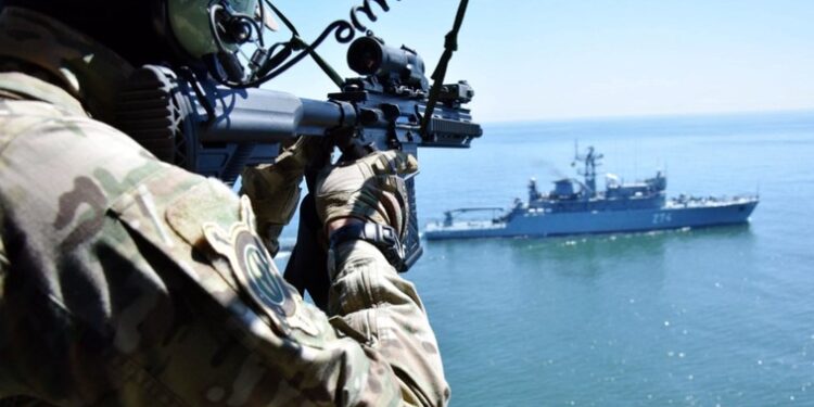 Militarii din Republica Moldova participă la cel mai mare exerciţiu multinaţional naval din Marea Neagră, organizat de România