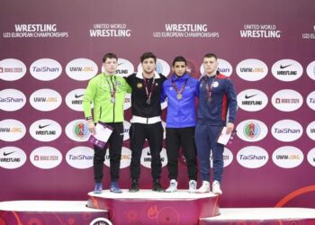 Третья медаль Молдовы на чемпионате Европы U-23 по борьбе. Василий Забика завоевал бронзу