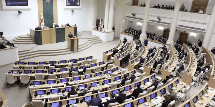 В парламенте Грузии депутаты подрались из-за закона об иноагентах