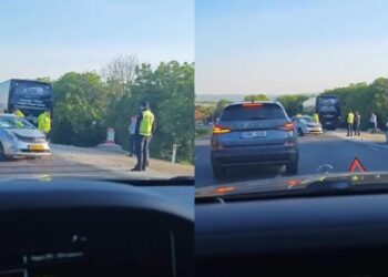 Accident grav pe șoseaua Balcani. Un copil și un bărbat de 50 ani, au ajuns la spital