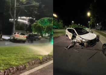 Un automobil de model Hyundai, făcut zob pe bulevardul Dacia. Cine se afla la volan