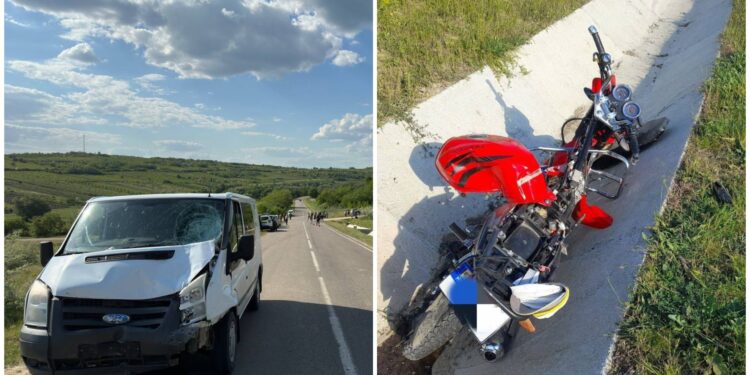 В Ниспоренах 68-летний водитель мотоцикла погиб в ДТП. По предварительной информации, он не уступил дорогу фургону