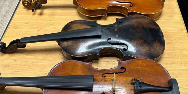 На Леушенской таможне у пассажира изъяты четыре незадекларированные скрипки