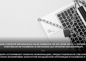 Адвокаты Шора оспаривают ложную информацию, предоставленную СИБ компании Meta относительно блокировки аккаунтов молдавской оппозиции в Facebook и Instagram