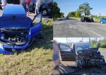 Accident grav în raionul Sîngerei. Trei persoane au avut de suferit