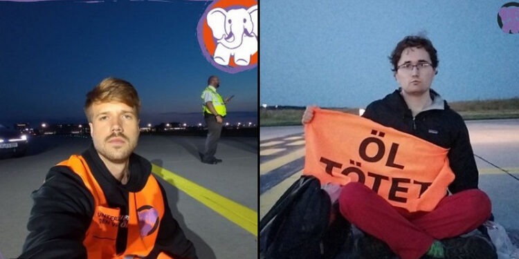 Аэропорт Франкфурта приостановил работу из-за экоактивистов «Последнего поколения», приклеивших себя к взлетной полосе