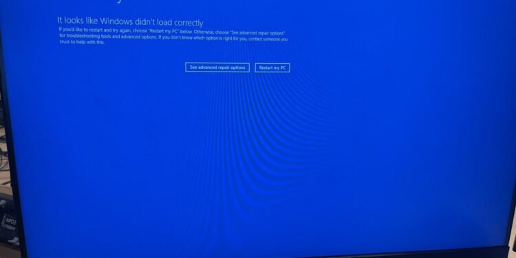 Произошел глобальный сбой систем Windows