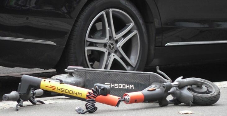 В Молдове с начала года произошло более 30 ДТП с участием электросамокатов