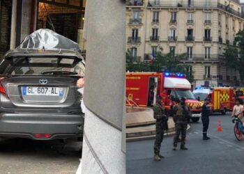 Un mort şi şase răniţi după ce o mașină a intrat pe terasa unei cafenele în Paris