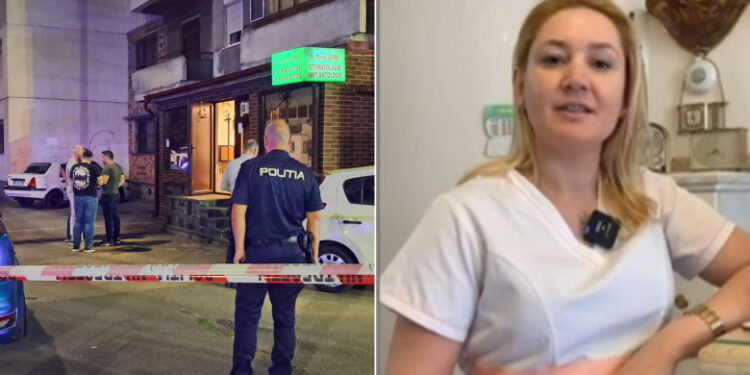 Filmul crimei din Brăila, la secundă. Suspectul s-a întors în cabinetul stomatologic imediat după comiterea faptei