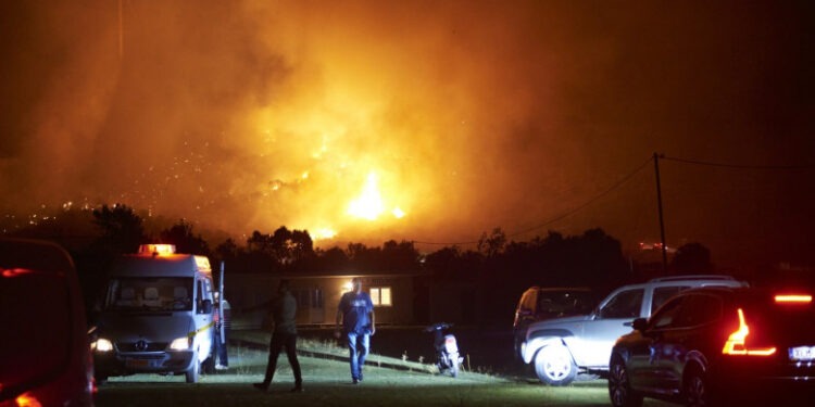 Grecia: 54 de incendii de vegetație în 24 de ore. Situație dificilă pe insula Evia