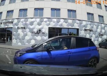 Momentul în care o șoferiță „se parchează” într-un magazin de lenjerie din Chișinău