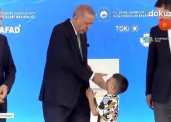 Эрдоган ударил по лицу ребенка, отказавшегося поцеловать ему руку