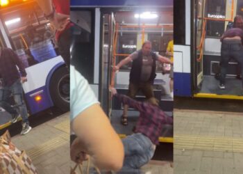 Mortal Kombat în troleibuzul 30 din Capitală. Doi pasageri în stare de ebrietate au luat la bătaie taxatorul