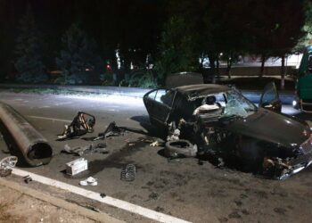 В аварии в Кишиневе пострадал 19-летний молодой человек