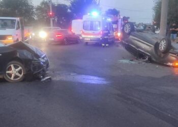 Trei persoane, inclusiv un copil, au ajuns în spital după accidentul de pe strada Vadul lui Vodă din capitală