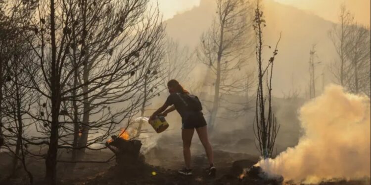 Лесные пожары в Греции: огонь добрался до Афин, жители бегут из пригородов, власти просят о помощи