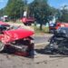 Doi soți au ajuns în stare gravă la spital, după ce s-au izbit frontal cu mașina într-un alt automobil, la Căzănești