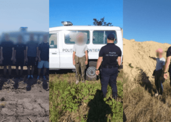 19 migranți ucraineni – prinși în timp ce treceau ilegal frontiera de stat