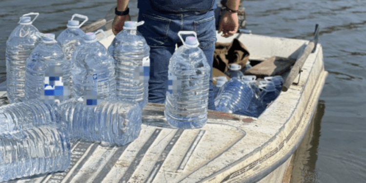 Контрабанда на Днестре: изъята партия спирта стоимостью 240 тысяч леев