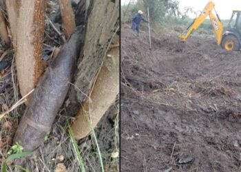 В приграничной зоне Молдовы нашли снаряд времен Второй мировой войны