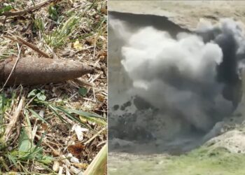 В приграничной зоне Молдовы фермер нашел артиллерийский снаряд