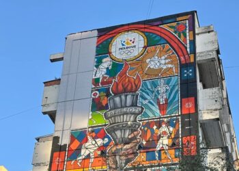 В Кишиневе закрашивают мурал, посвященный молдавским спортсменам? Что говорят в мэрии