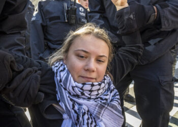 Greta Thunberg a fost arestată la Bruxelles, în timpul unui protest ecologist