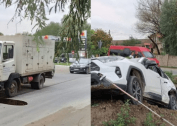 Grav accident în comuna Tohatin: Două mașini s-au ciocnit violent, dintre care una a derapat de pe traseu