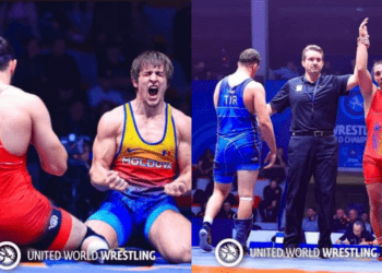 Luptătorii Eugeniu Mihalcean și Ion Demian din Republica Moldova revin cu bronz din Albania