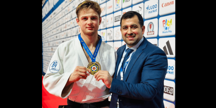 Aur pentru Moldova: Judocanul Mihail Latîșev a devenit campion european. Unde a avut loc competiția