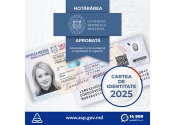 Republica Moldova introduce, din 2025, Cartea de identitate pentru cetățeni