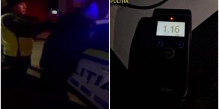 Bărbat prins beat criță la volan, riscă închisoare după ce a condus haotic o Dacia prin capitală