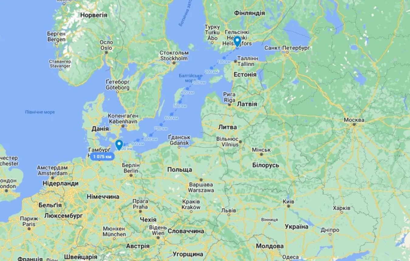 Full screen map. Full screen map