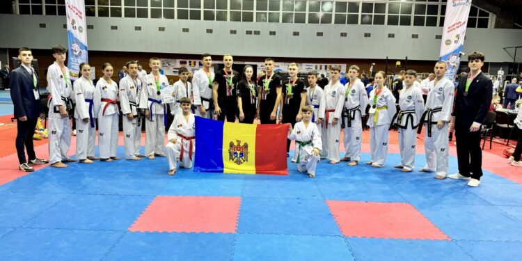 Echipa națională de Taekwon-Do a obținut 34 de medalii și locul 6 la competiția din Sofia