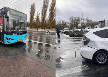 Accident grav la Botanica: Autobuzul plin cu pasageri și Toyota, implicate într-un accident rutier