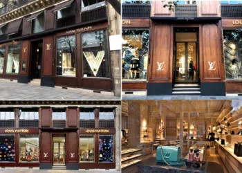 Jaf spectaculos la Louis Vuitton în Paris: Hoții au spart outlet-ul cu o tehnică deosebită