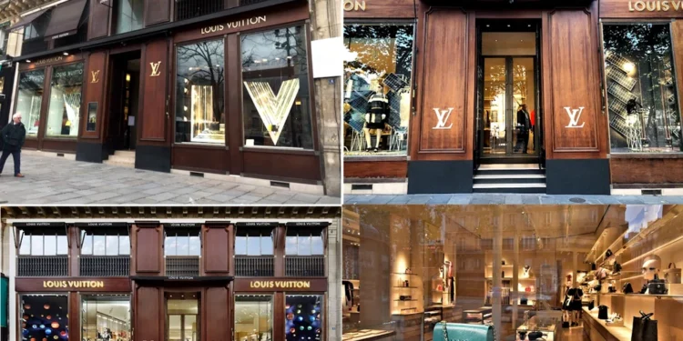 Jaf spectaculos la Louis Vuitton în Paris: Hoții au spart outlet-ul cu o tehnică deosebită