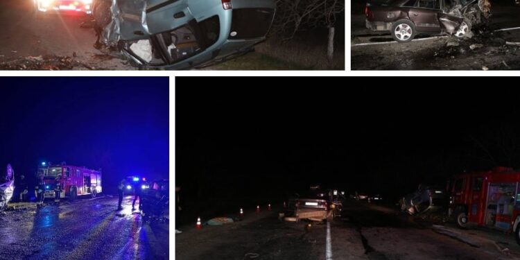 Tragedie pe traseul R7: Un tânăr a decedat, iar trei persoane au fost rănite într-un accident frontal