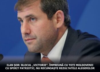Ilan Șor: Blocul „Victorie”, împreună cu toți moldovenii cu spirit patriotic, nu va recunoaște rezultatul alegerilor