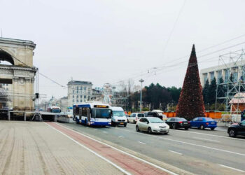 С 31 декабря будет остановлено движение транспорта в центре столицы