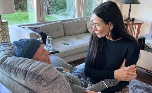 Деми Мур рассказала о тяжелобольном Брюсе Уиллисе