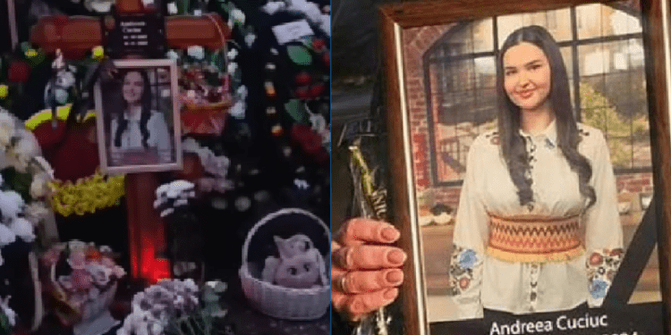 Colegele Andreei Cuciuc i-au adus un omagiu la mormânt, cântând melodia ei preferată „Galbenă Gutuie”