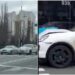 Porsche și Jaguar implicate într-un accident pe bulevardul Ștefan cel Mare