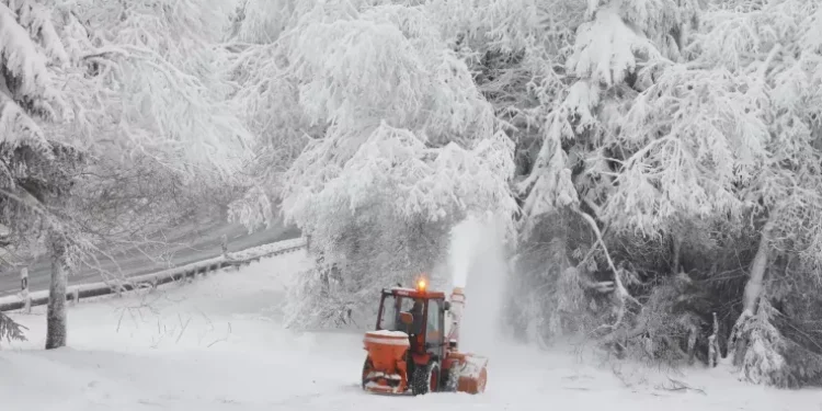 Cod roșu de pericol meteorologic în Spania din cauza furtunii Darra și a ninsorilor