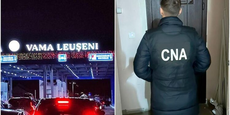 Vameși de la Leușeni, luați pe sus cu percheziții și escortați la CNA: Ar fi primit bani de la transportatori, pentru a închide ochii la încălcări