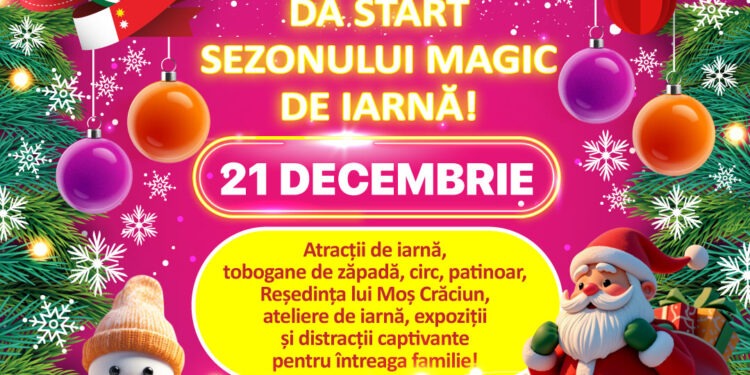 Pe 21 decembrie, OrheiLand-ul de iarnă își deschise porțile: oaspeții vor avea parte de o seară de neuitat, o atmosferă de poveste și atracții gratuite